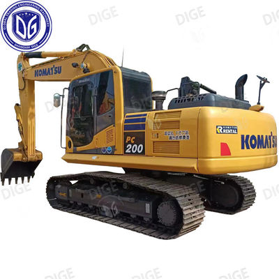 kualitas  PC200 Used Komatsu Excavator 20 Ton Japanese Used Medium Hydraulic Crawler Excavator pabrik