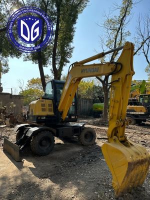 kualitas  R60w-7 6 Ton Used Hyundai Excavator And Enhanced Stability Control pabrik