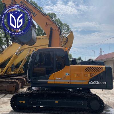 Kualitas  Used Hyundai 220LC-9S Excavator With Cummins Engine Ready To Ship To Oman pabrik