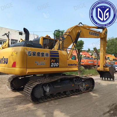 PC200 Digunakan Komatsu Excavator 20 Ton Jepang Digunakan Medium Hydraulic Crawler Excavator