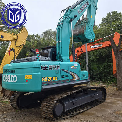 Kobelco SK200-8 Excavator bekas Asal dari Jepang Konsumsi bahan bakar rendah Kondisi baik
