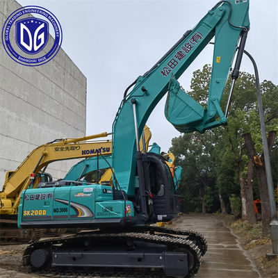 Asal Jepang SK200-8 Digunakan Kobelco Excavator SK200-8 Excavator Bekas Kobelco Excavator SK200-8