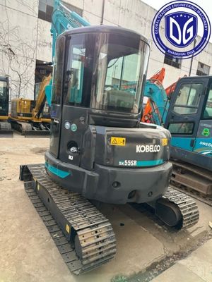 Advanced Sk55 Digunakan Kobelco 5.5t Excavator dengan sistem propulsi yang kuat