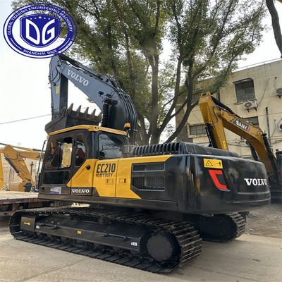 Digunakan Volvo EC210 21Ton Crawler Excavator 92%New Performance dan Kualitas yang Baik