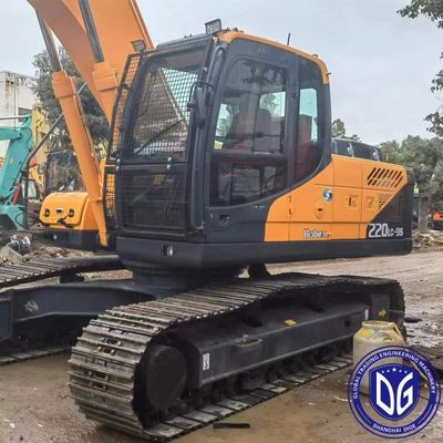 R220 22 Ton Digunakan Hyundai Excavator dengan Adaptabilitas Tinggi dan semua medan
