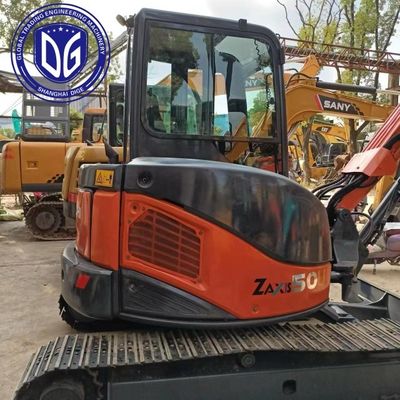 ZX50 Digunakan Hitachi 5 Ton Excavator Light Wear And Tear Dengan Adaptive Power Modes