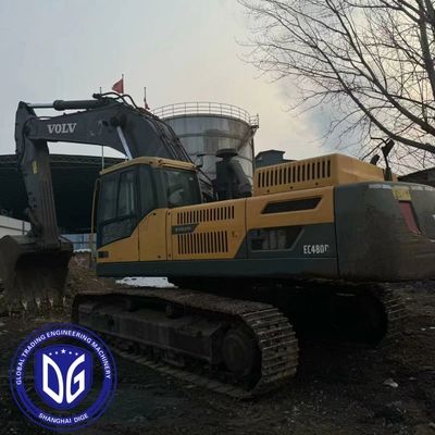 Digunakan Volvo EC480 48Ton Crawler Excavator Peralatan Konstruksi Besar Dalam kondisi baik