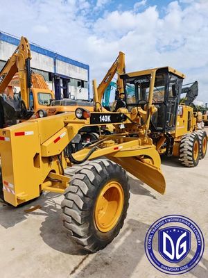 140k Caterpillar Digunakan Grader Mesin hidrolik yang kuat