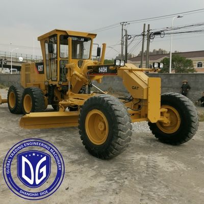 Asal Jepang CAT140H Digunakan Caterpillar Grader CAT140H Wheel Grader Caterpillar Grader CAT 140H