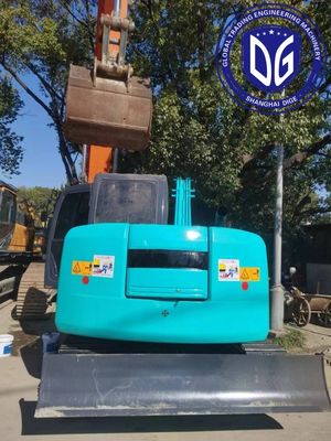 Sk75 Bermanuver Digunakan Kobelco 7.5 Ton Excavator dengan sistem propulsi yang kuat