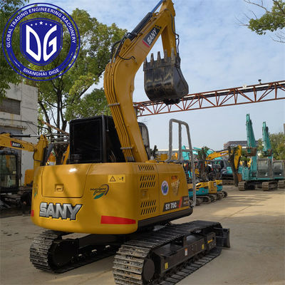 Sany SY75C 7.5 Ton Digunakan Crawler Excavator Dengan Advanced Cooling System