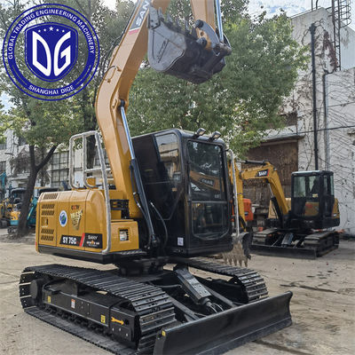 Sany SY75C 7.5 Ton Digunakan Crawler Excavator Dengan Advanced Cooling System
