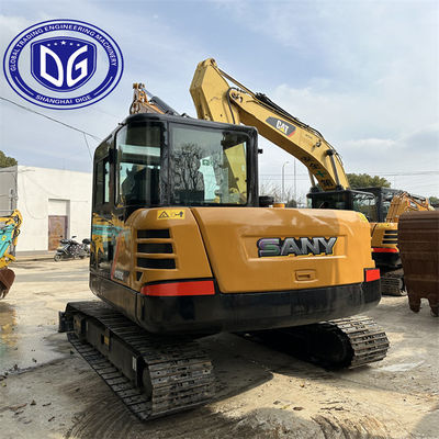 Sany Sy55C Digunakan 5,5 Ton Excavator Dengan Sistem Cepat Mulai Mesin dan layar terang