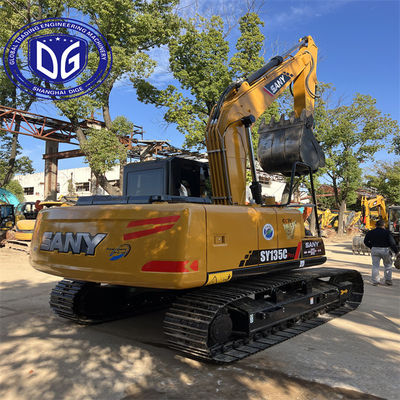 Sy135 13,5 Ton Digunakan SANY Excavator Dengan Kapasitas Pendingin yang Ditingkatkan
