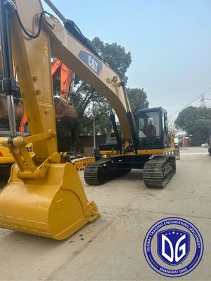 Cutting Edge Digunakan Caterpillar 329D Excavator 29T Dengan Operasi hidraulik yang lancar