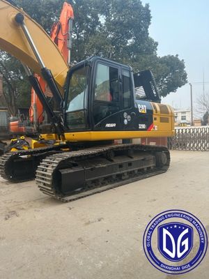 Cutting Edge Digunakan Caterpillar 329D Excavator 29T Dengan Operasi hidraulik yang lancar