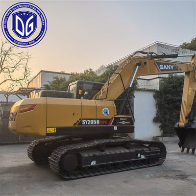 Sy205H 20,5 Ton Digunakan SANY Excavator Dengan Sirkulasi Hidraulik Efisien