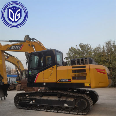 Sy205H 20,5 Ton Digunakan SANY Excavator Dengan Sirkulasi Hidraulik Efisien