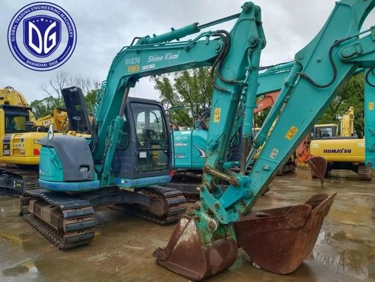 Penggalian 7 Ton Kobelco Sk70 yang digunakan dengan sistem pendinginan yang efisien