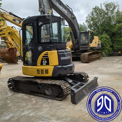 Komatsu PC55 Hydraulic Excavator 4D88E-6 Model Mesin Dan Konstruksi yang awet Untuk Pekerjaan Berat