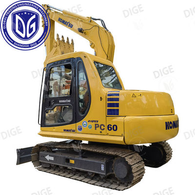Mesin hemat biaya USED PC60 excavator dengan sistem hidrolik canggih