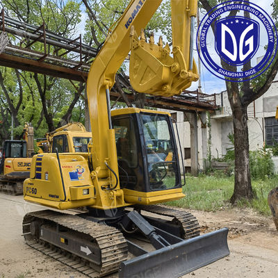 Mesin hemat biaya USED PC60 excavator dengan sistem hidrolik canggih