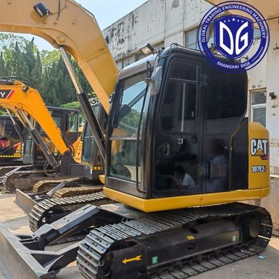 Kemampuan penanganan bahan yang efisien 307E2 Excavator Caterpillar bekas 7 Ton