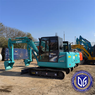 Digunakan Kobelco SK60 6Ton Digunakan Crawler Excavator Dalam kondisi baik
