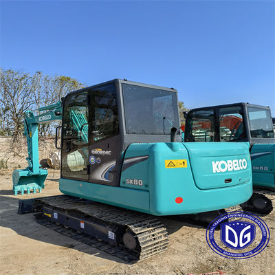 Digunakan Kobelco SK60 6Ton Digunakan Crawler Excavator Dalam kondisi baik