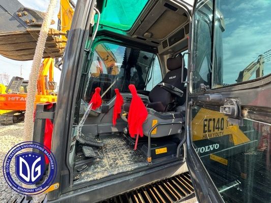 Ec140 14 Ton Volvo Excavator bekas dengan sistem kipas pendingin yang efisien