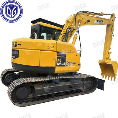 Sistem kontrol operasi canggih USED PC128US excavator Sistem keamanan yang handal