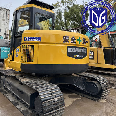 Sistem kontrol operasi canggih USED PC128US excavator Sistem keamanan yang handal