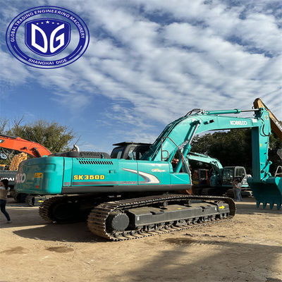SK200D Jepang bekas Kobelco Excavators 20 Ton Besar Mining Excavator