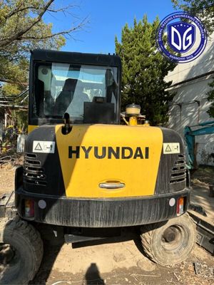 R60w-7 6 Ton Digunakan Hyundai Excavator Dan kontrol sederhana dan intuitif