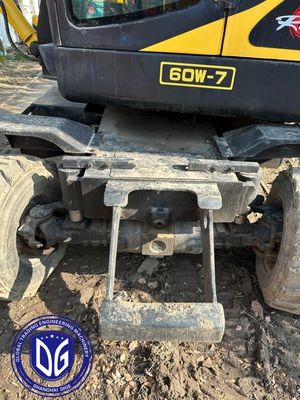 R60w-7 6 Ton Digunakan Hyundai Excavator Dan kontrol sederhana dan intuitif