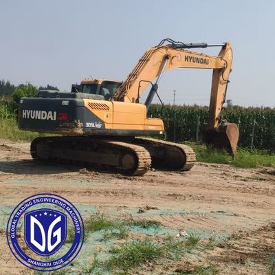 R305VS digunakan 30,5t Hyundai Excavator dan kapasitas pendingin untuk operasi terus menerus