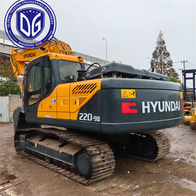 Digunakan Hyundai 22 Ton Excavator 220LC-9S Hydraulic Crawler Excavator