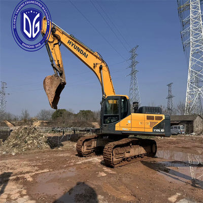 Hyundai 350 35Ton Crawler Hydraulic Excavator Kualitas baik dengan kapasitas tinggi