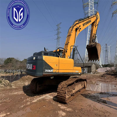 Hyundai 350 35Ton Crawler Hydraulic Excavator Kualitas baik dengan kapasitas tinggi