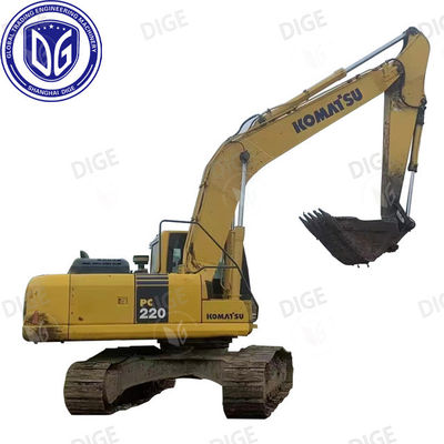 Kinerja yang dapat diandalkan USED PC220-8 excavator dengan pegangan dan traksi yang ditingkatkan