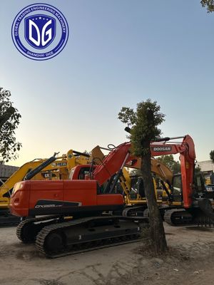 Digunakan Doosan DX225 22,5Ton Crawler Excavator Hampir Baru Dengan Keandalan Tinggi