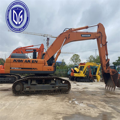 Digunakan Doosan DX500 50 Ton Excavator Dengan Kontrol yang Tepat atas Penggalian