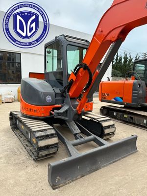 Desain kursi yang dapat disesuaikan ZX50U 5 Ton Digunakan Hitachi Excavator Dengan sistem rem yang efisien
