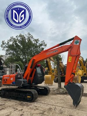 Digunakan Hitachi ZX120 12 Ton Excavator Dengan Pegangan Baik Dan Traksi