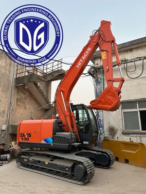 ZX130 Digunakan Hitachi Excavator 13 Ton Crawler Digunakan Excavator 96% Baru
