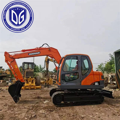 DX80 8 Ton Digunakan Doosan Excavator Mesin Hydraulic Excavator