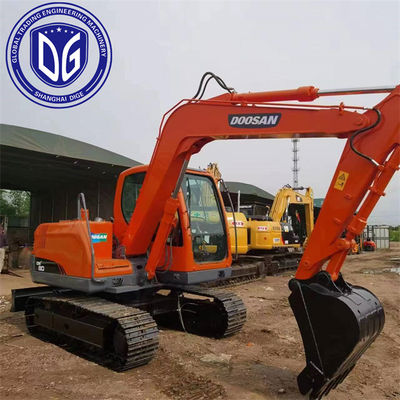 DX80 8 Ton Digunakan Doosan Excavator Digunakan Hydraulic Excavator