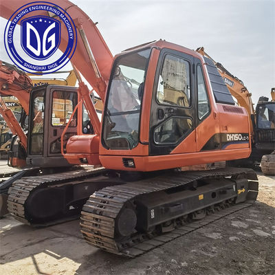Asal Korea DH150-7 Digunakan Doosan Excavator DH150-7 Excavator bekas Doosan Excavator DH150-7