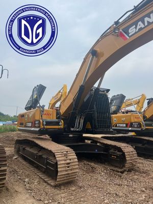 SY365H 36,5 Ton Digunakan SANY Hydraulic Excavator dengan Advanced cooling system