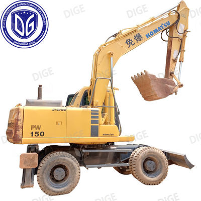 2018 Komatsu Wheel Excavator 13600kg Untuk Proyek Konstruksi